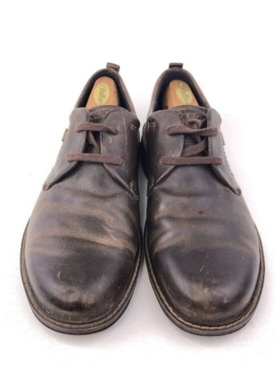 Ecco Brown Leather Gore-Tex Oxfords EUR 45 main image 7